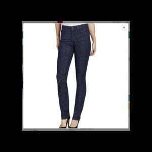 Ann Taylor Modern Leopard Denim Jean - Size 2